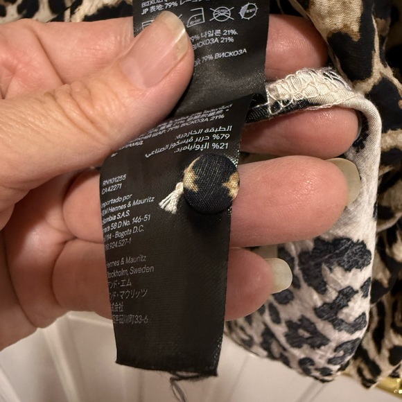 H&M Leopard Print Baby Doll Dress - Picture 15 of 16